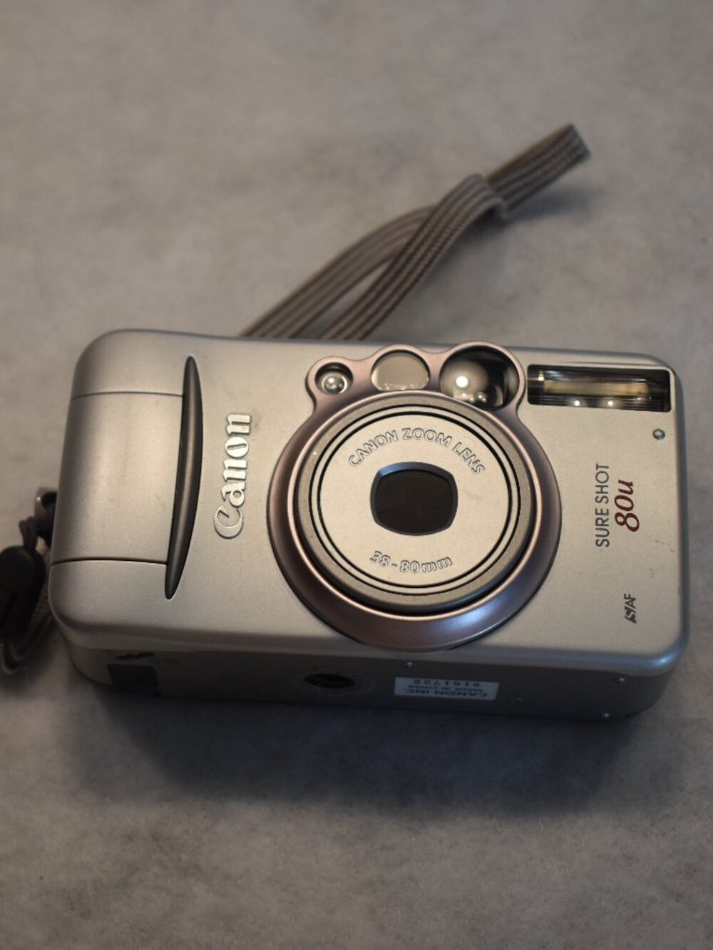 Canon Sure Shot 80u Compact 35mm Film Camera – Silver - Picture 3 of 11